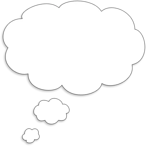 Cloud Thought Bubble Icon