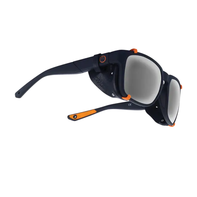 Stylish Blue and Orange Sunglasses with Sporty Look