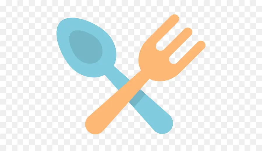 Colorful Spoon and Fork Icon Design