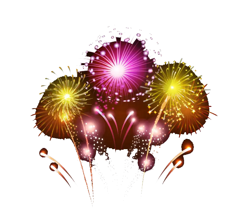 Colorful Fireworks Display for Celebrations