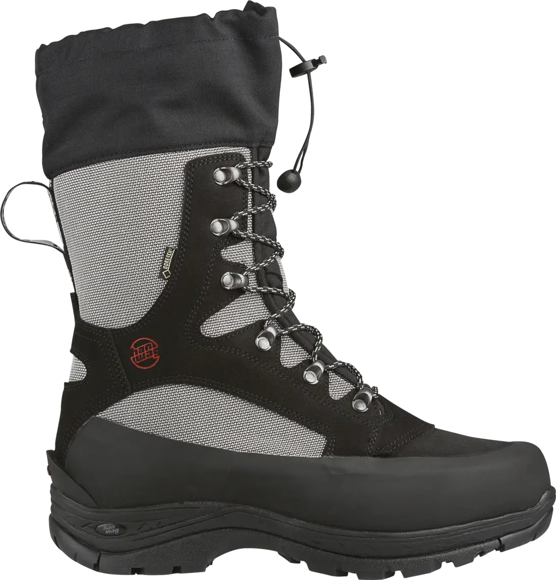 Durable Black and Gray Winter Boot