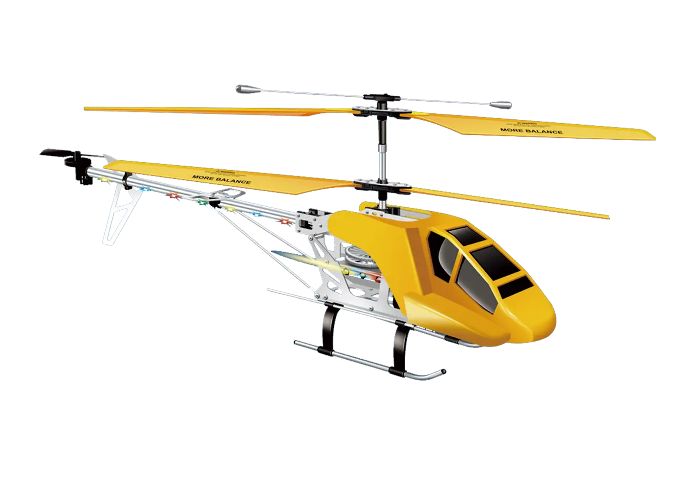 Yellow Toy Helicopter Model