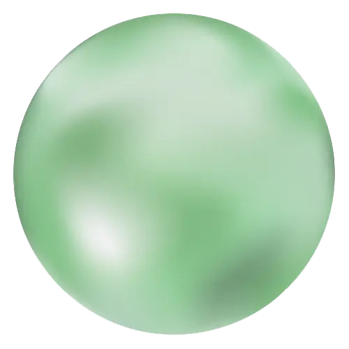 Green Marble Sphere Illustration