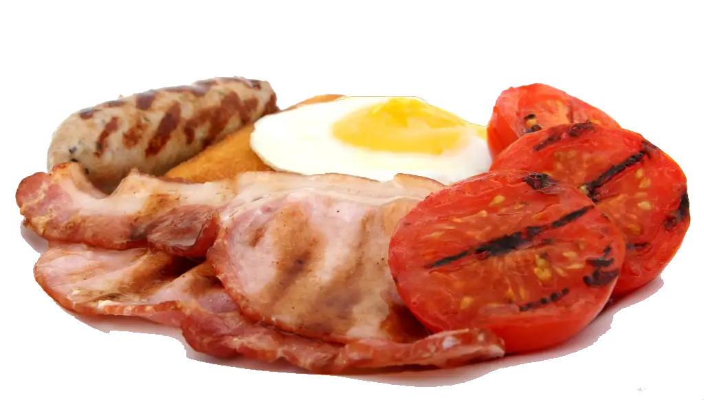 Breakfast Plate with Bacon and Egg