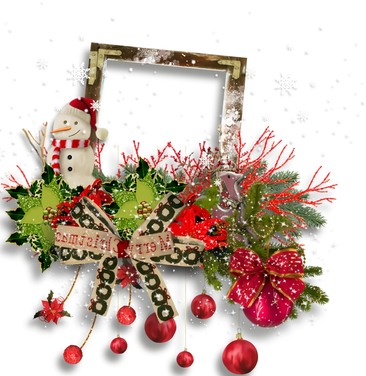 Festive Christmas Frame