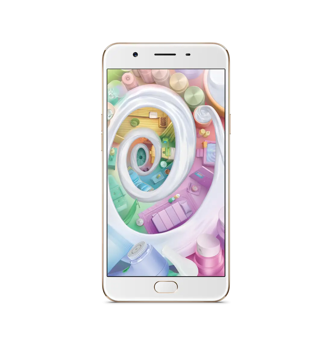 Colorful Smartphone Display