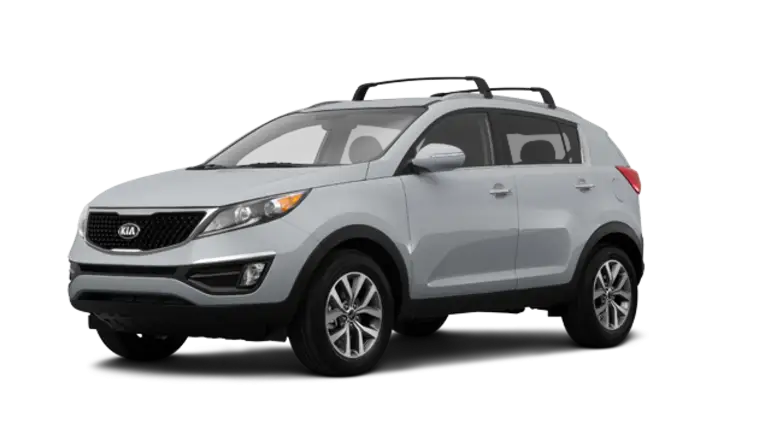 Modern Silver SUV Car