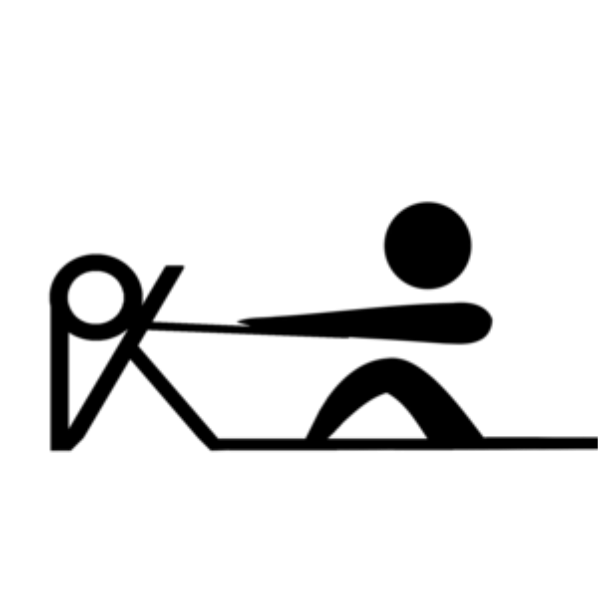 Simple Rowing Sport Icon