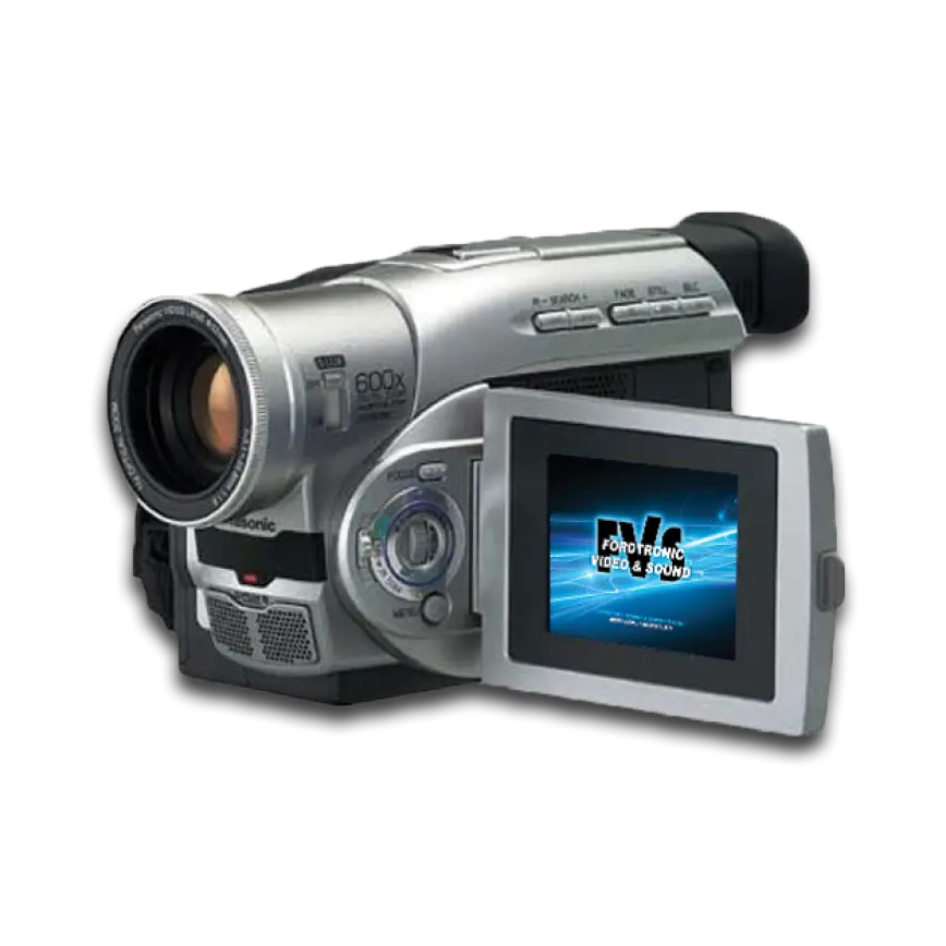 Silver Camcorder for Video Recording