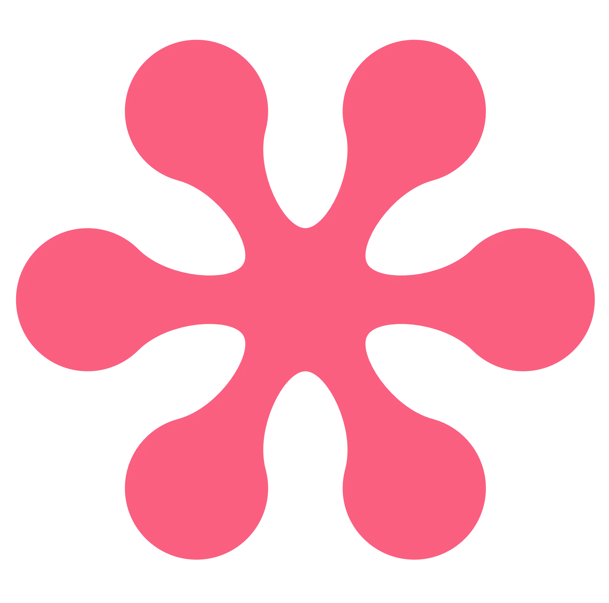 Pink Asterisk Icon Design