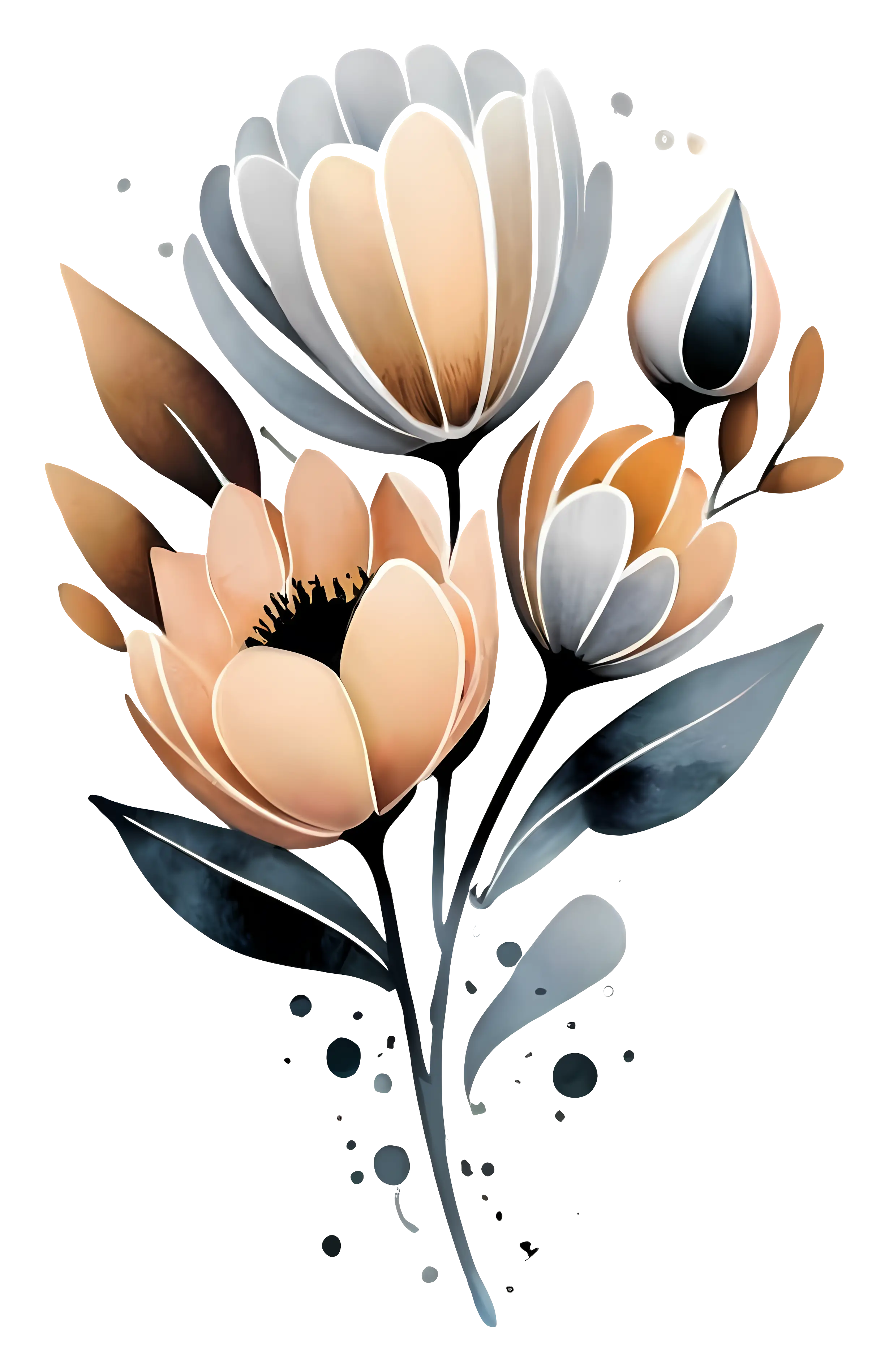 Artistic Floral Illustration