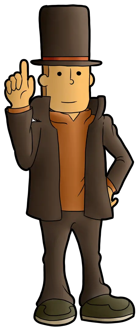 Cartoon Character in Hat Illustration