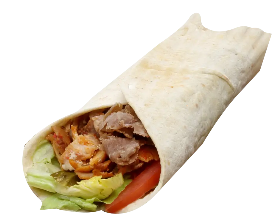 Delicious Shawarma Wrap with Fillings