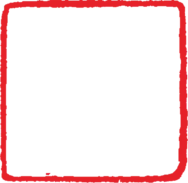 Red Frame Border with Artistic Design