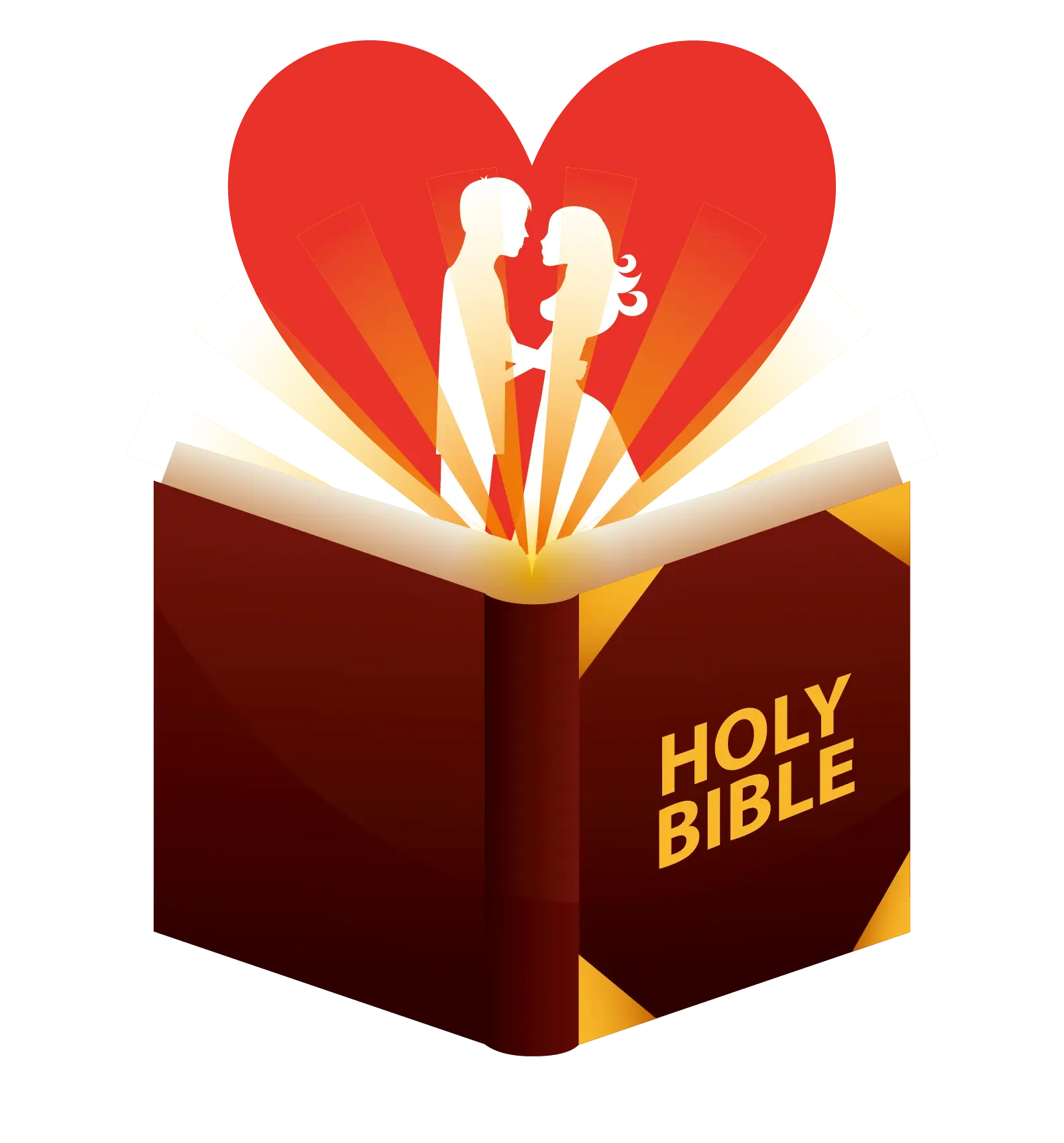 Holy Bible with Couple