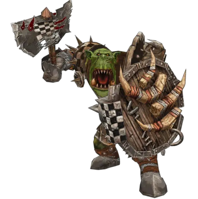 Fantasy Orc Warrior with Armor