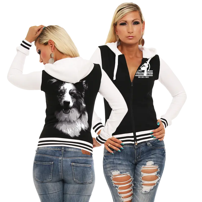 Hoodie with Dog Design on Back