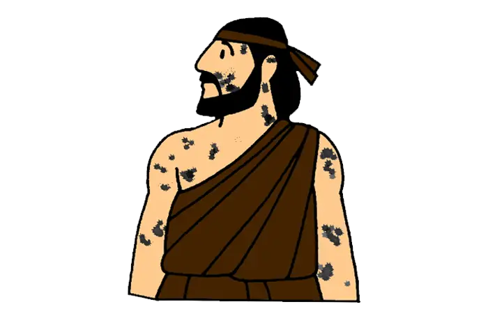Historical Man with Spots