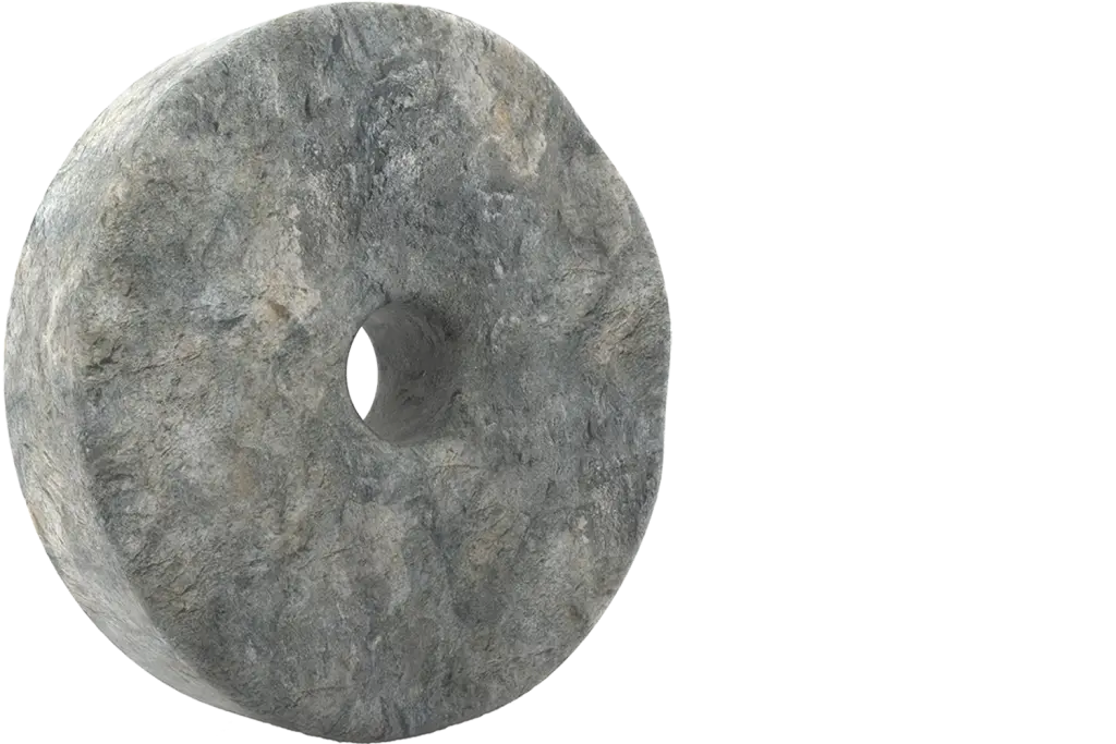 Gray Stone Wheel in Ancient Style