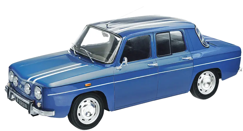 Classic Blue Vintage Car Model