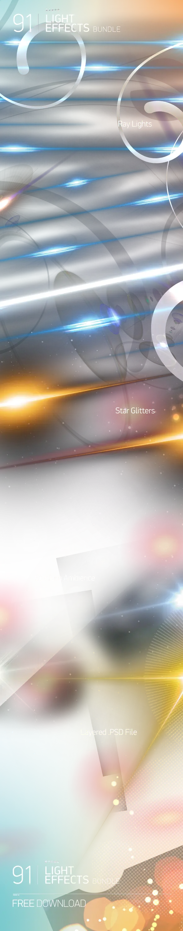 Abstract Light Effects Background