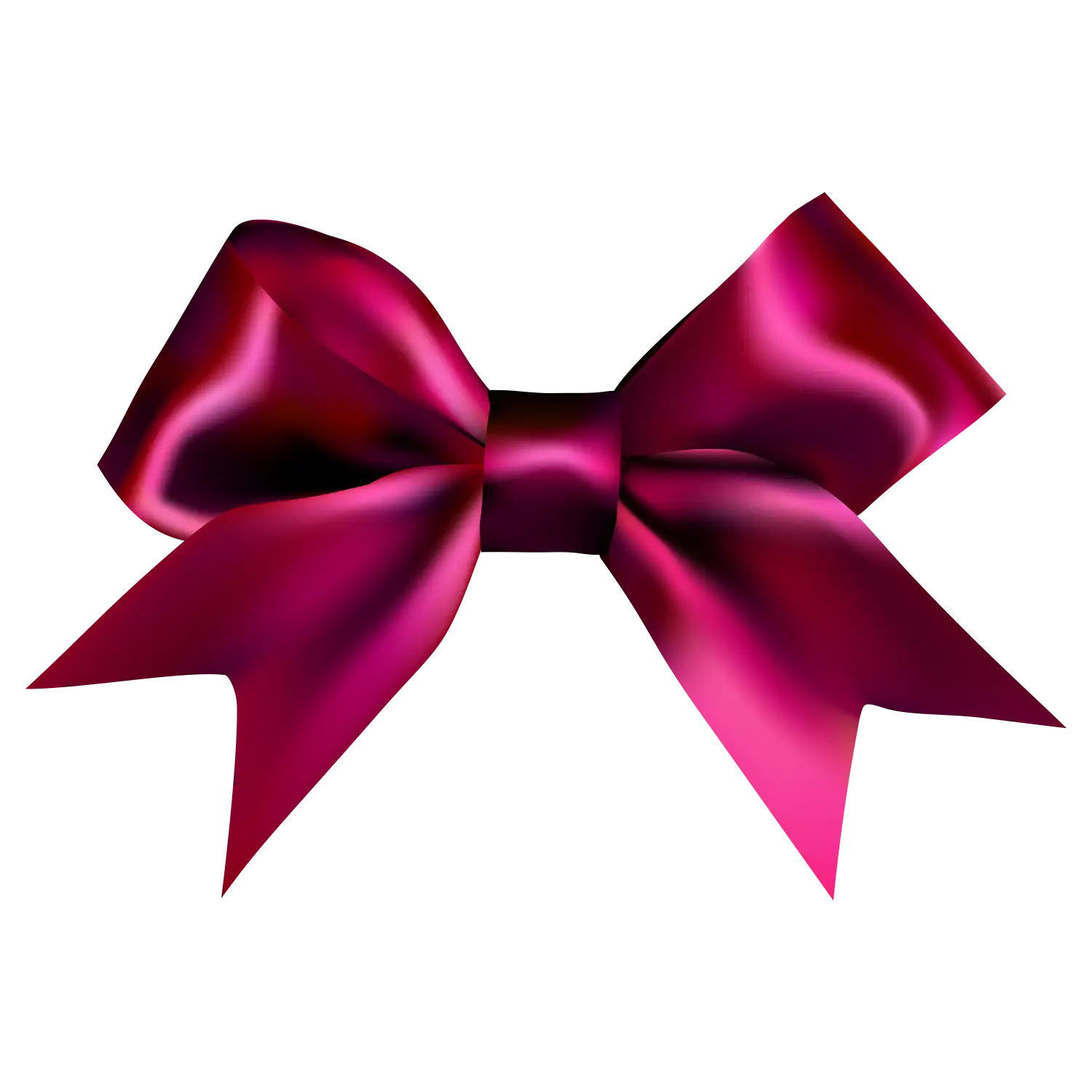 Elegant Red Satin Ribbon Bow