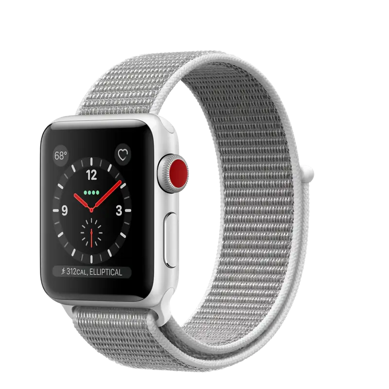 Smartwatch with Gray Strap Design