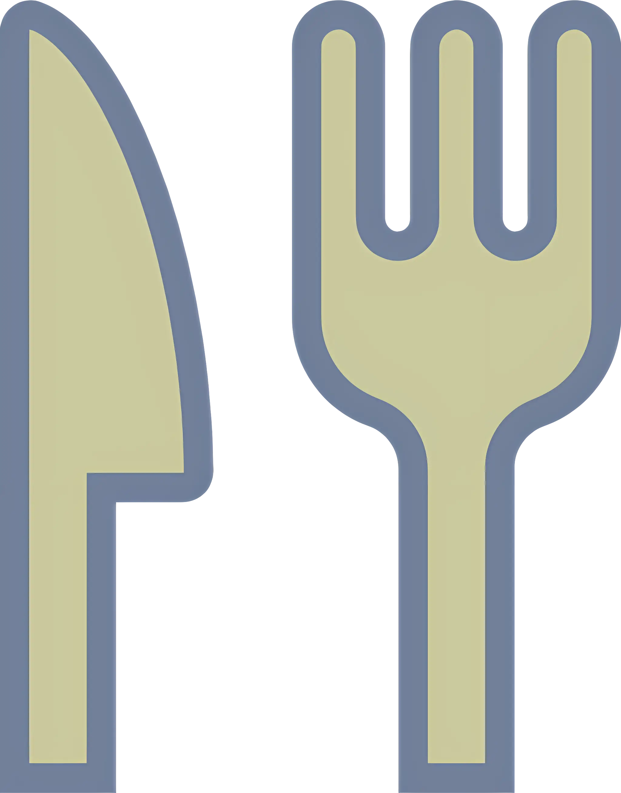 Knife and Fork Icon for Dining Concepts