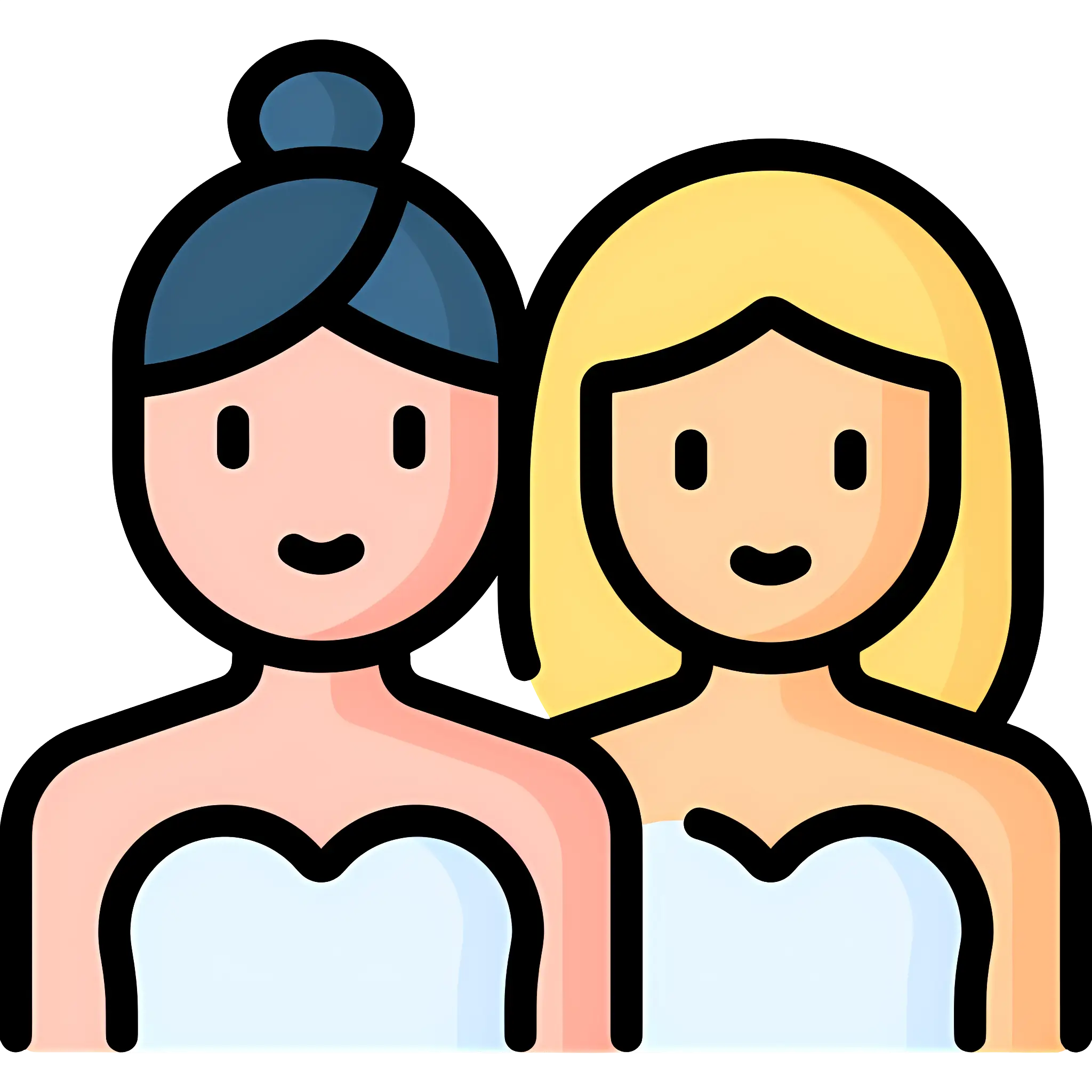 Two Women Standing Together