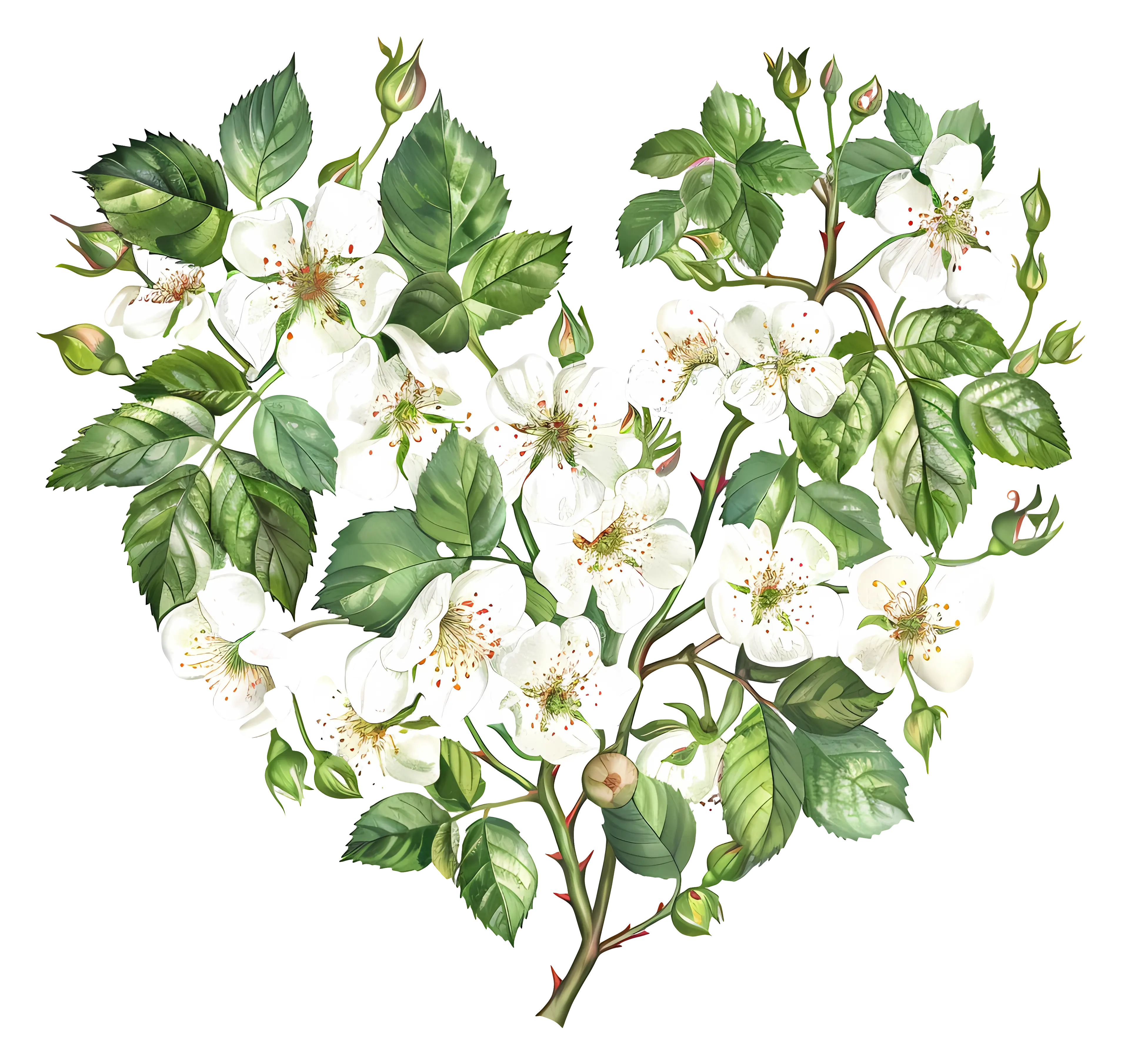 Heart-shaped Flower Arrangement