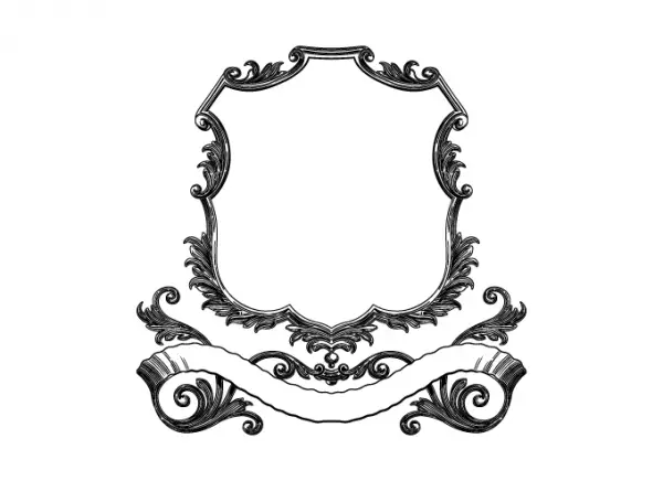 Ornate Vintage Frame with Scrollwork