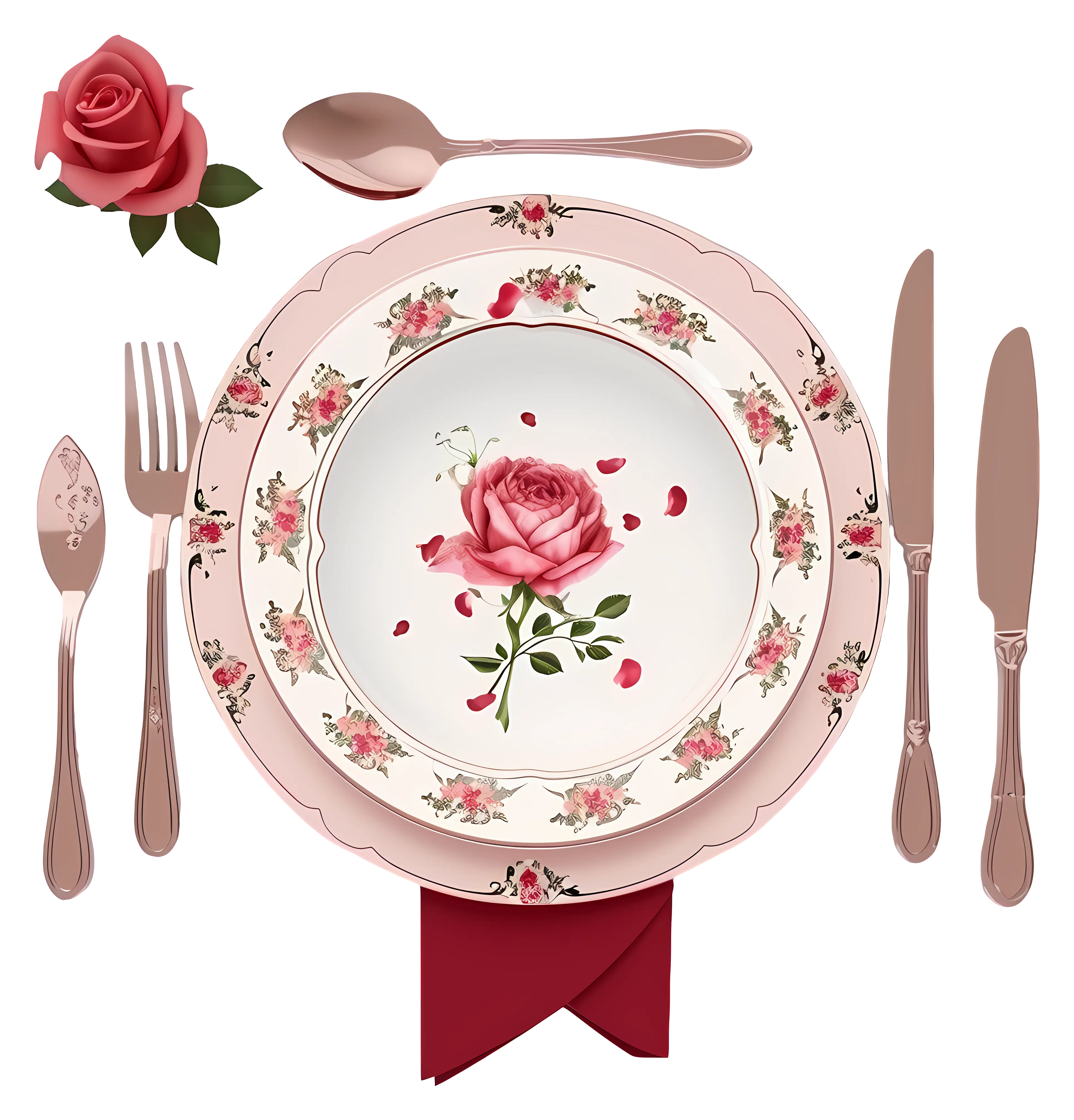 Floral Dinner Plate