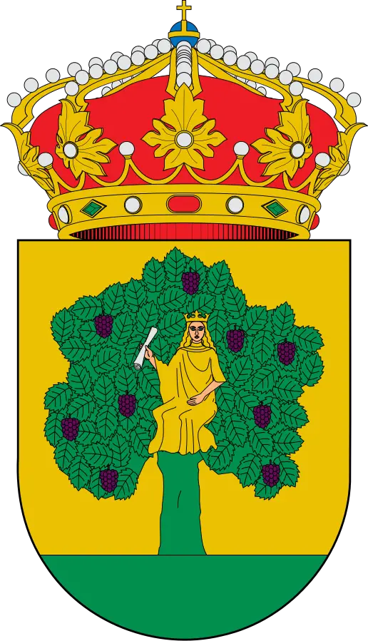 Colorful Coat of Arms with Crown Symbol