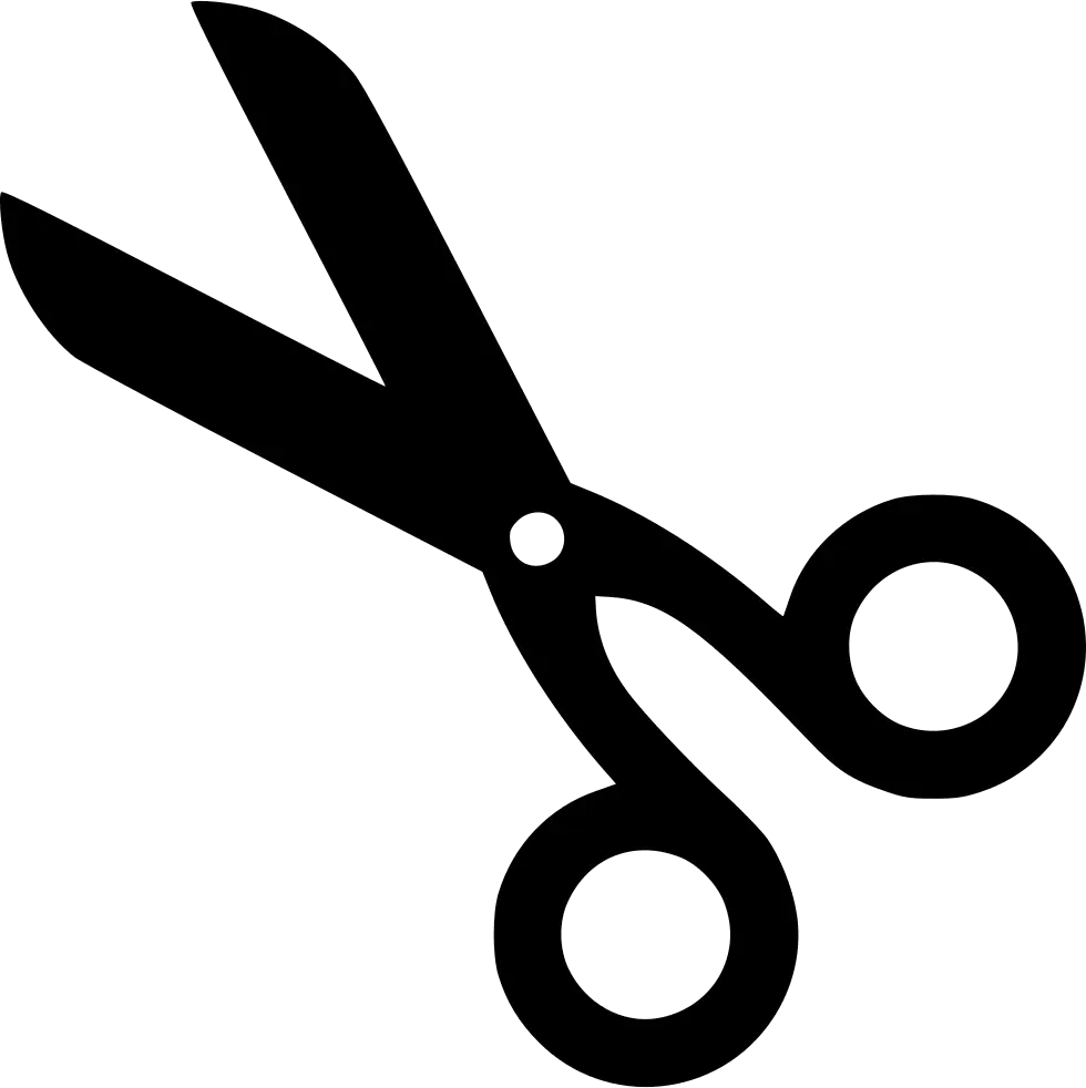 Minimalist Scissors Design Icon