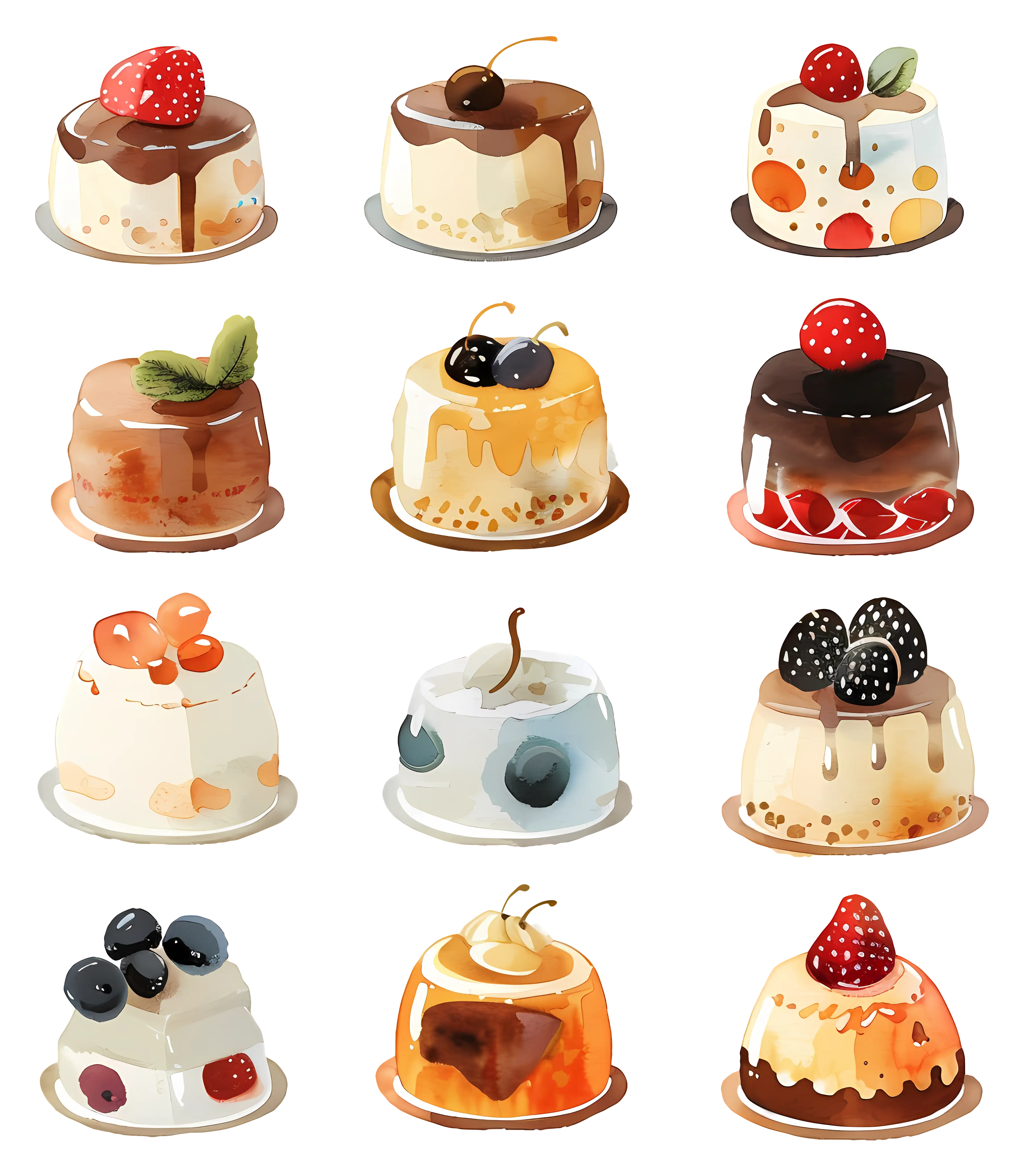 Variety of Puddings