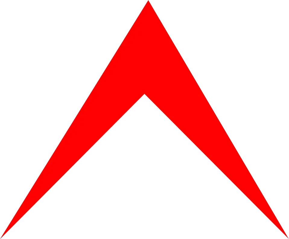 Red Upward Arrow