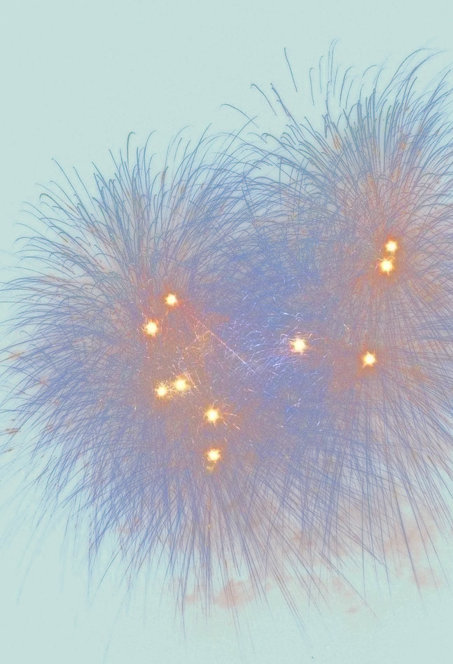 Colorful Fireworks Display