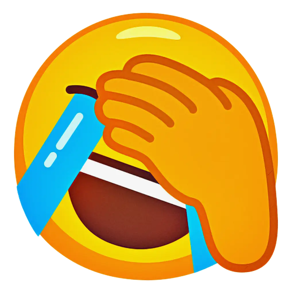 Laughing Facepalm Emoji