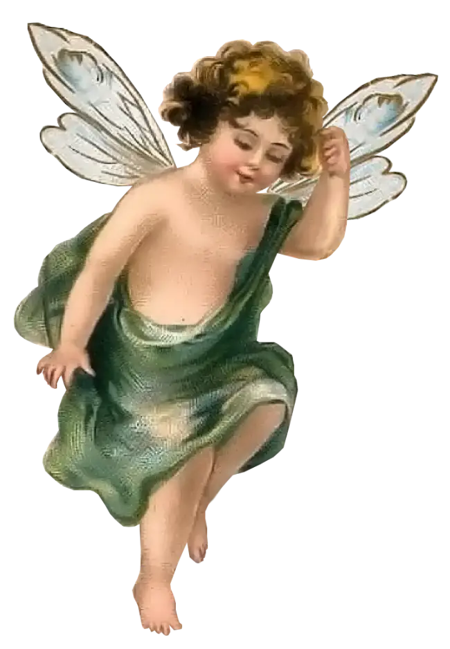 Cute Fairy with Green Dress