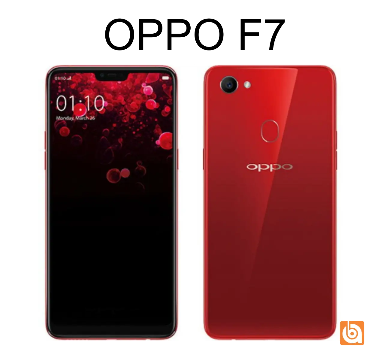 Red OPPO F7 Smartphone