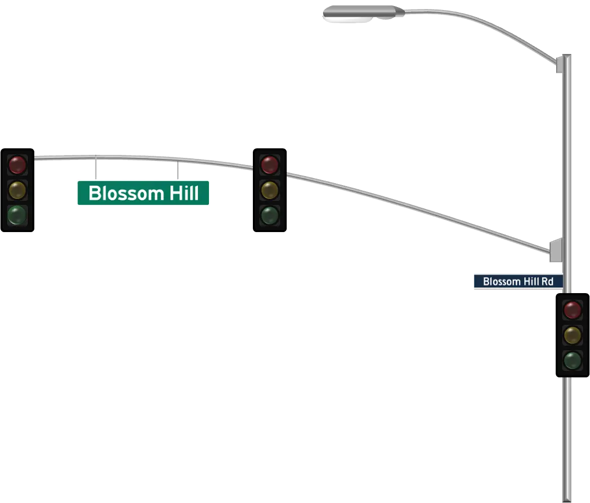 Traffic Lights at Intersection