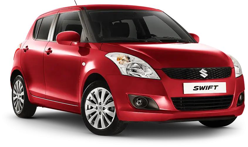 Red Compact Car