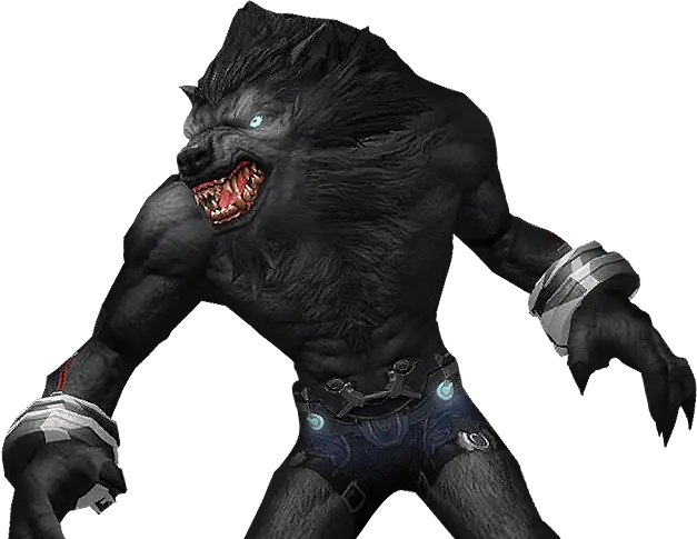 Werewolf Creature in Dark Fantasy