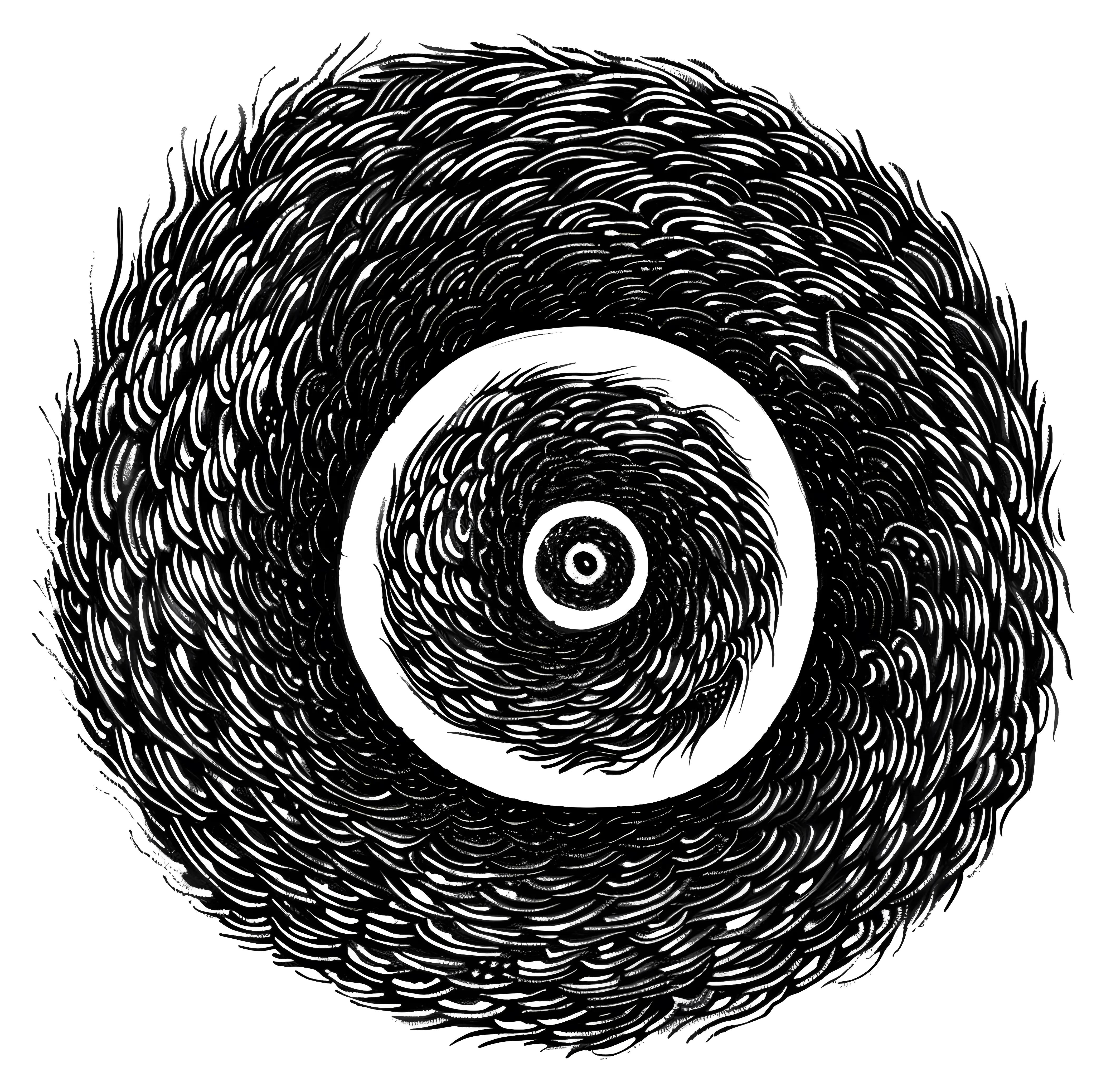 Abstract Spiral Art Design