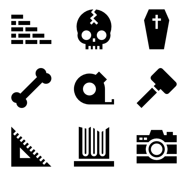 Various Black Icons
