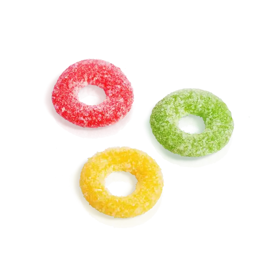 Colorful Gummy Candy Rings