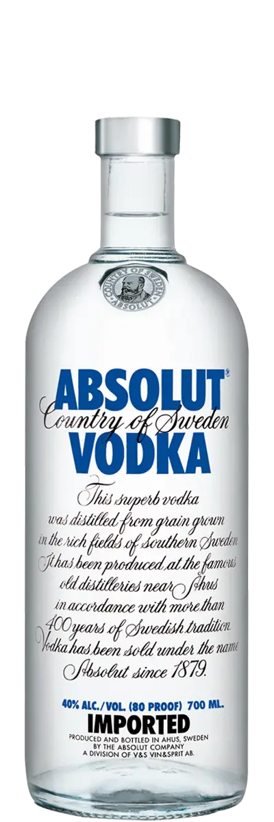 Absolut Vodka Bottle Design