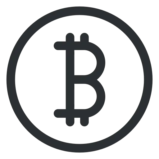 Bitcoin Symbol Inside Circle