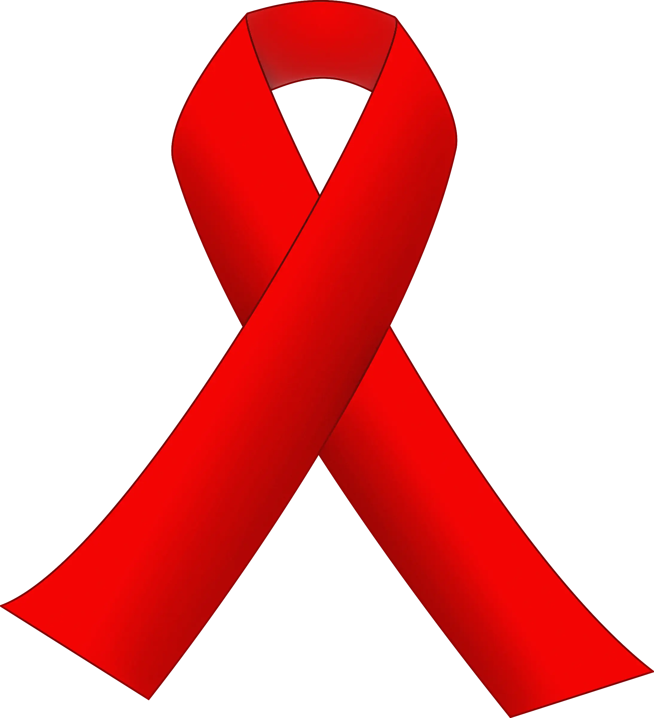 Red Awareness Ribbon for Health Support