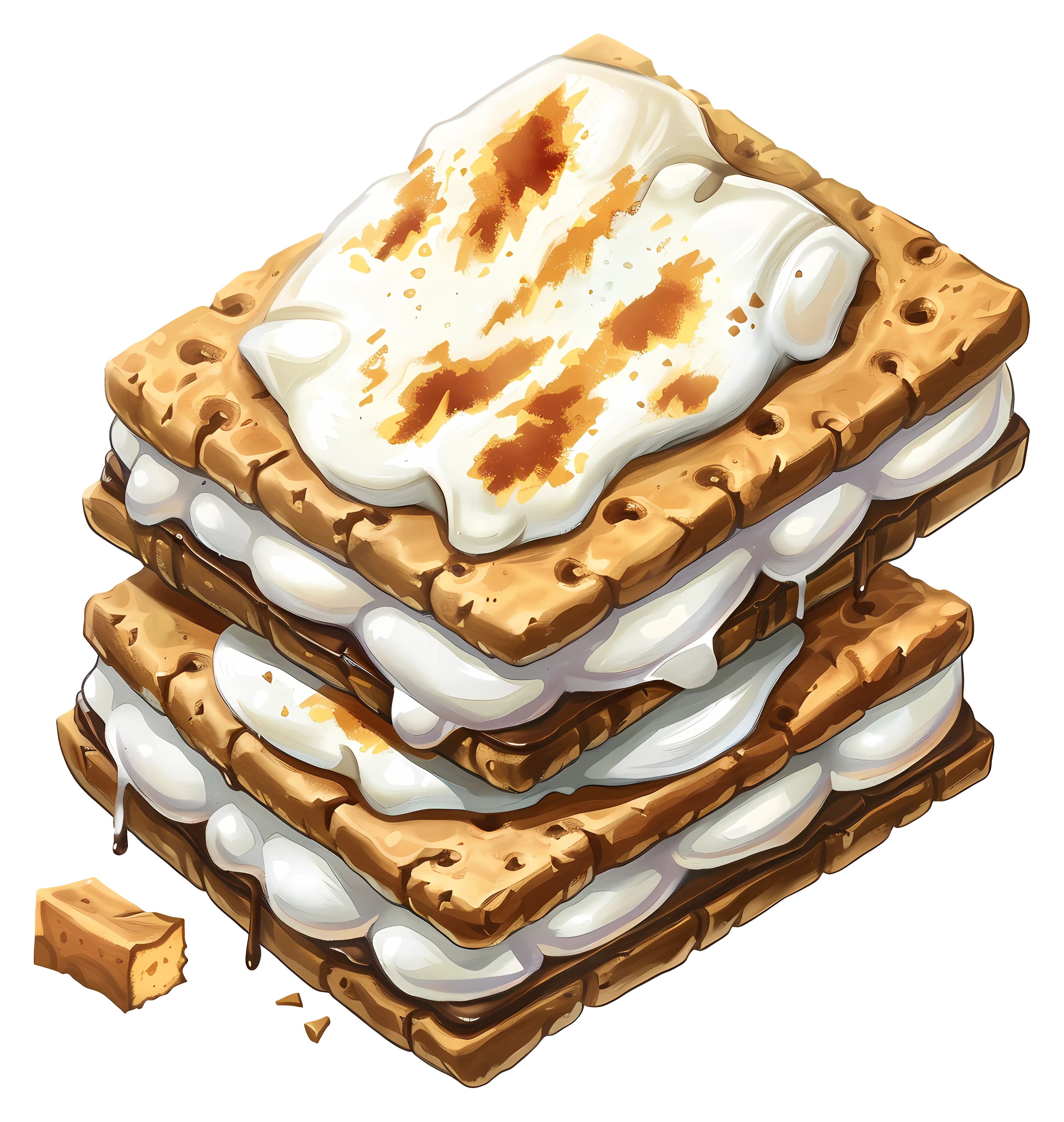 Delicious S&#039;mores Stack